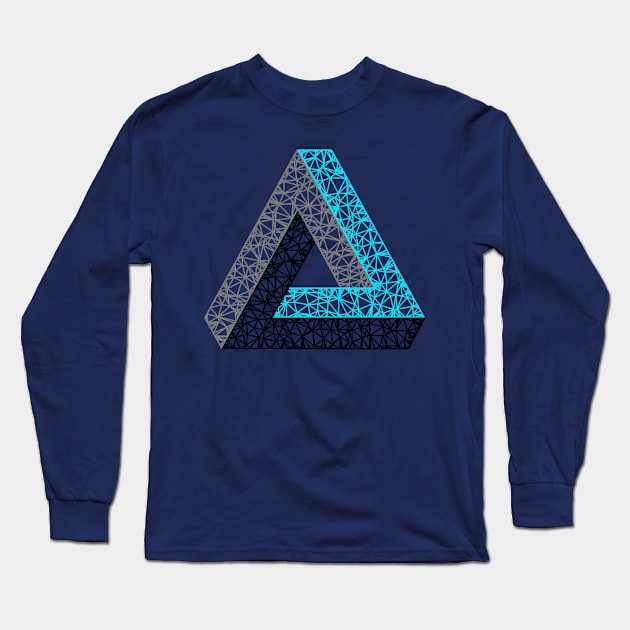 Penrose Triangle Long Sleeve T-Shirt by TRIME